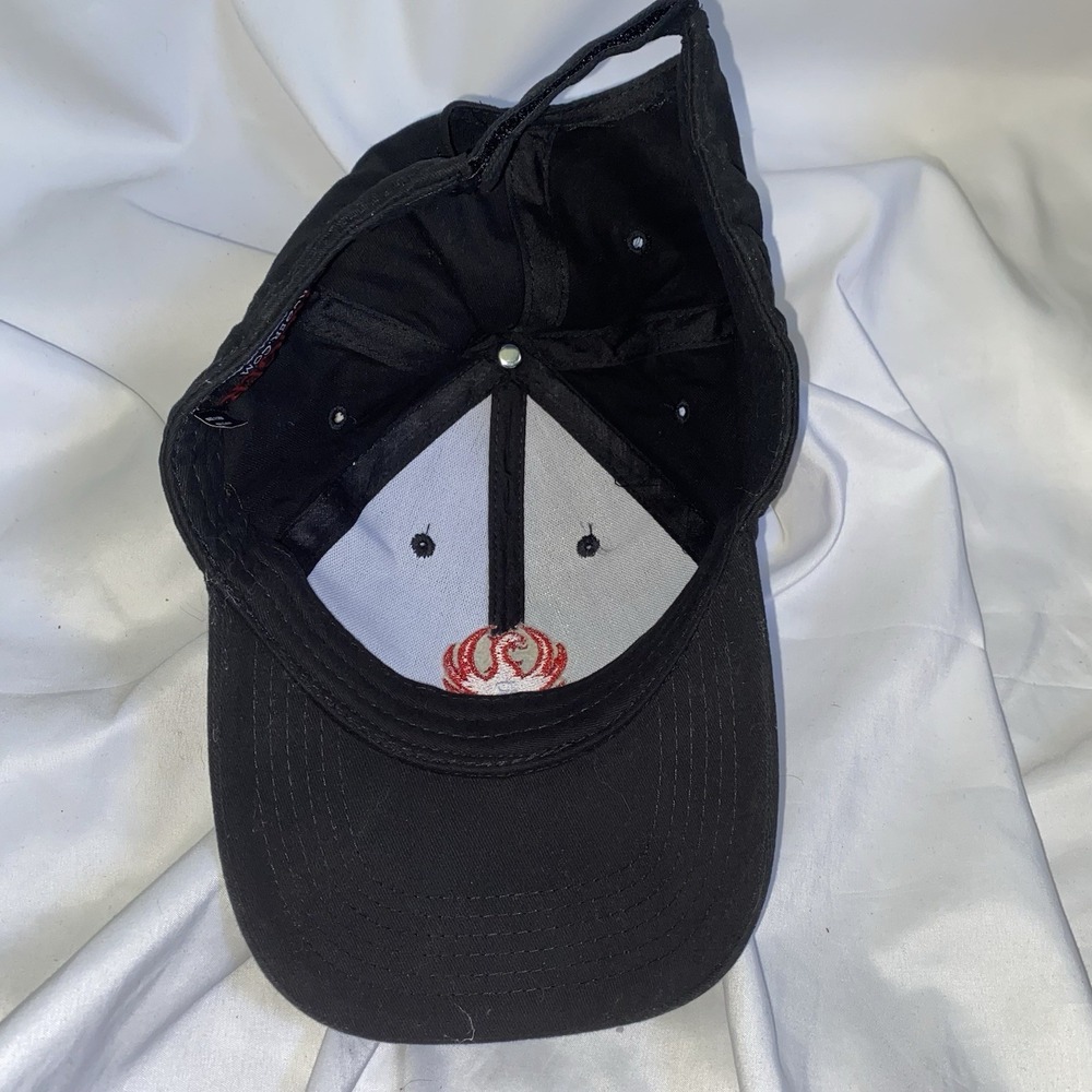 Official Ruger Embroidered Red Logo Strapback Cap Baseball Hat One Size Fits All - Picture 3 of 4